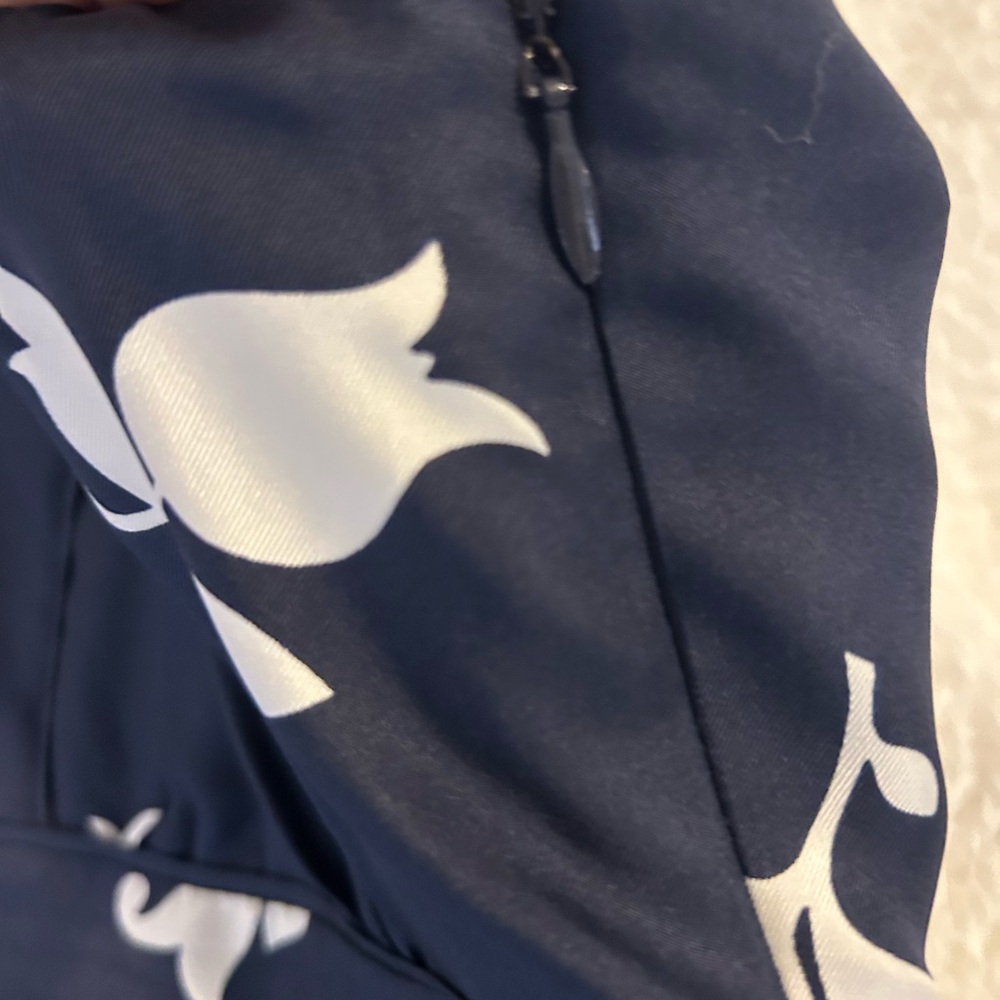 kate spade Navy and White Floral Border Midi Dress - Picture 7 of 11